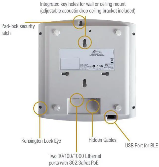 Alt view image 6 of 6 - Ruckus Wireless ZoneFlex R600 Access Point (Dual-Band, 802.11ac, MIMO 3x3:3) 901-R600-US00
