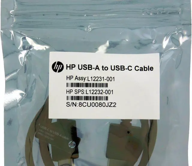 Main image of HP USB-A to USB-C Cable (L12232-001)