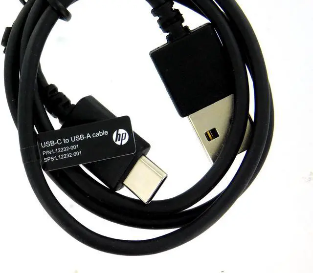 Alt view image 2 of 6 - HP USB-A to USB-C Cable (L12232-001)