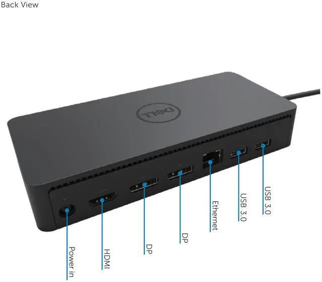 Alt view image 6 of 19 - Dell D6000S Universal Docking Station
