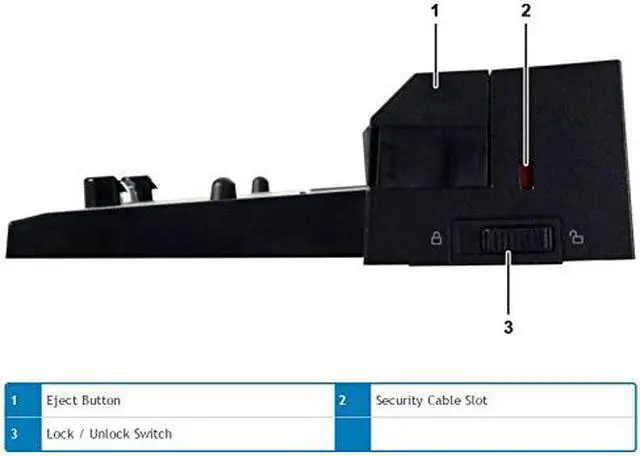 Alt view image 6 of 8 - Dell E-Port Plus Advanced Port Replicator with USB 3.0 for E Series Latitudes, 130W AC (GNPHD)