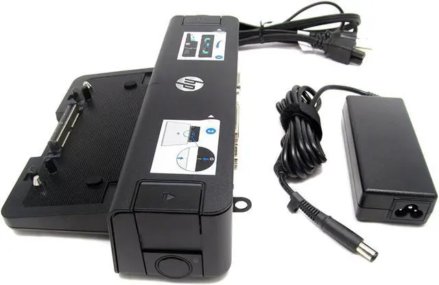 Alt view image 2 of 4 - Hewlett Packard HP 2012 90W Docking Station A7E32UT#ABA for Notebook - Proprietary Interface - 4 x USB Ports - Network (RJ-45) - DVI - VGA - DisplayPort