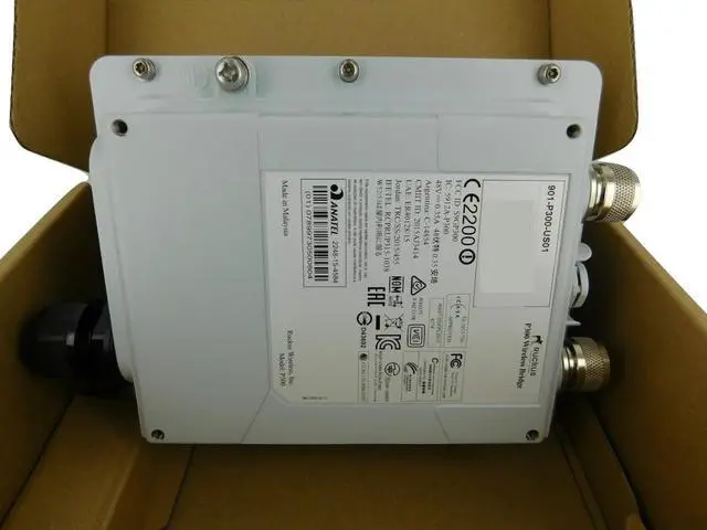 Alt view image 2 of 6 - Ruckus Zoneflex Outdoor Wireless Bridge 901-P300-US01 (802.11ac, 5GHz, POE)