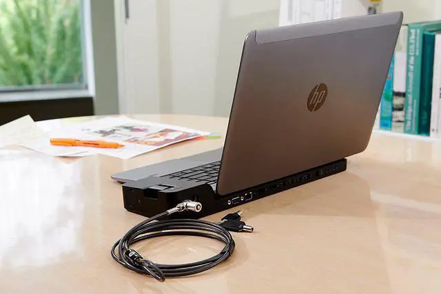Alt view image 4 of 6 - HP UltraSlim Dock 2013 Docking Station D9Y32