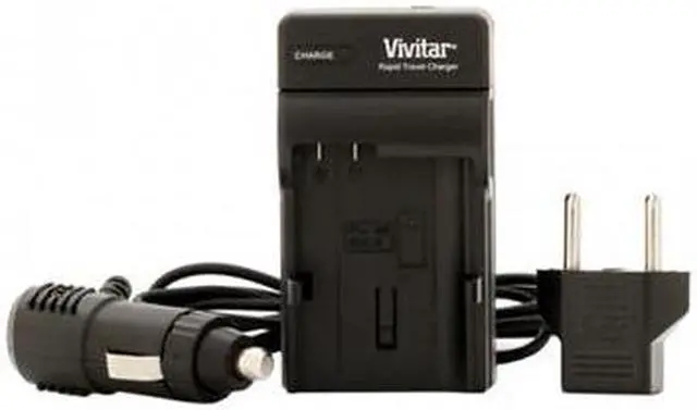 Alt view image 2 of 9 - Vivitar 1 Hour Rapid Charger for Nikon EN-EL15 Battery
