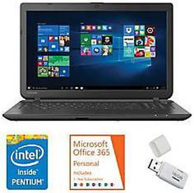 Main image of TOSHIBA Satellite 15.6" Intel Pentium N3540 4GB Memory DDR3L 1333 Windows 10 Home C55-B5382