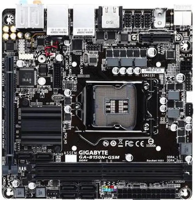 Main image of Gigabyte Ultra Durable GA-B150N-GSM Desktop Motherboard - Intel B150 Chipset - Socket H4 LGA-1151