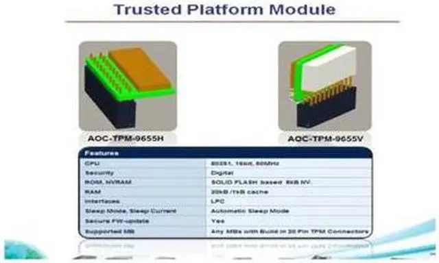 Alt view image 3 of 12 - SuperMicro AOM-TPM-9655V
