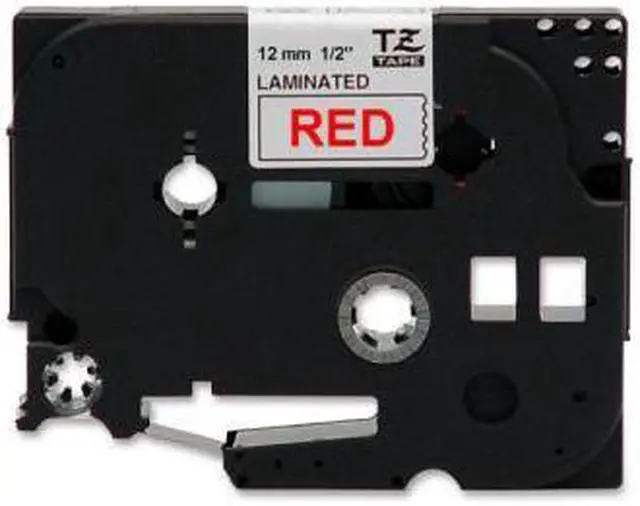 Alt view image 3 of 20 - Brother P-touch TZe Laminated Tape Cartridges - 1/2" Width x 26 1/5 ft Length - Rectangle - White - 1 / Each  BRTTZE232