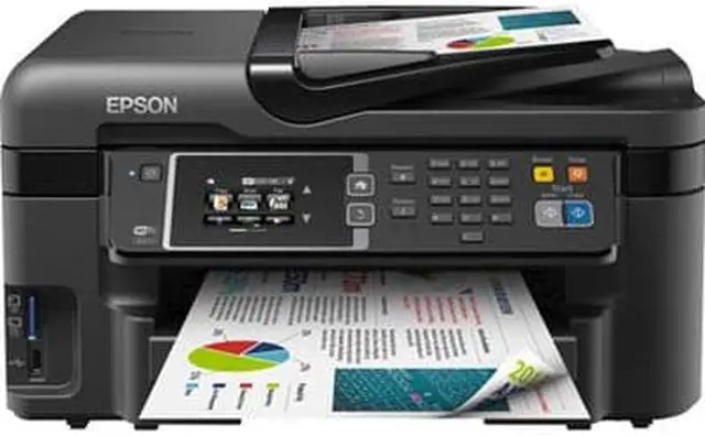Alt view image 5 of 20 - Epson WorkForce WF-3620 (C11CD19201) Duplex up to 4800 x 1200 optimized dpi wireless 4-in-One Printer
