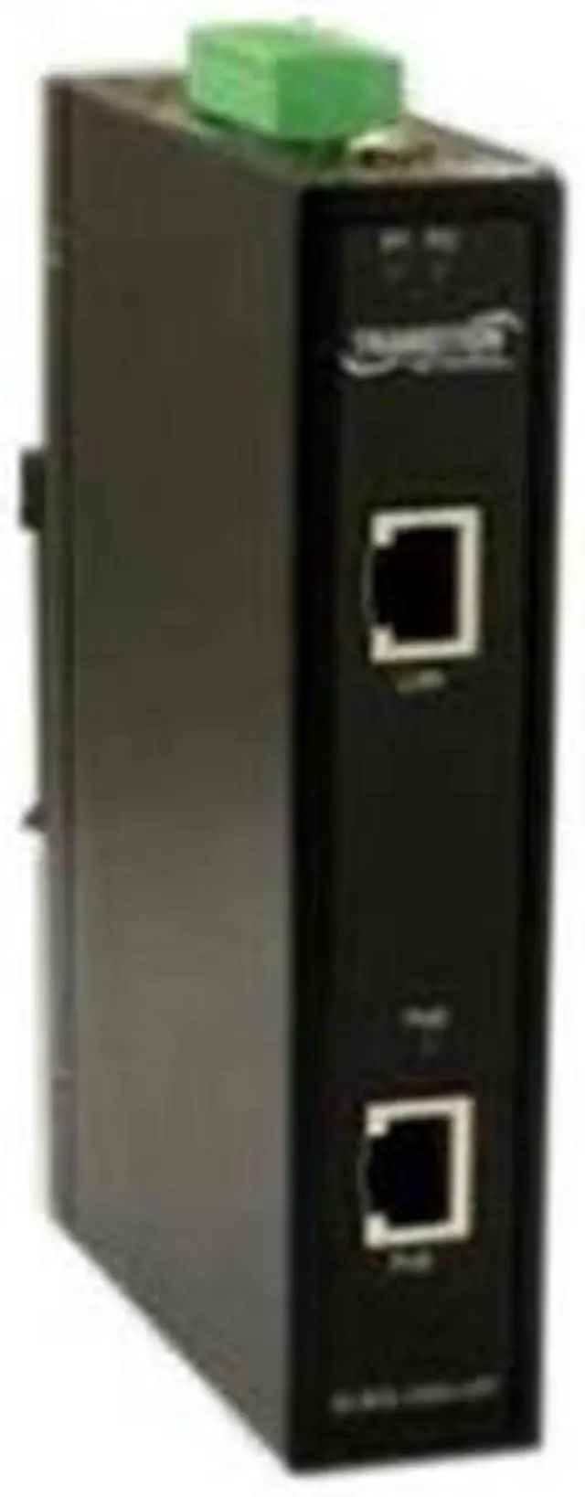 Alt view image 2 of 13 - Transition Networks SI-IES-1200-LRT Unmanaged Hardened Poe+ Injector - Poe Injector ( Din Rail Mountable ) - 24 / 48 V - 30 Watt - Output Connectors: 1