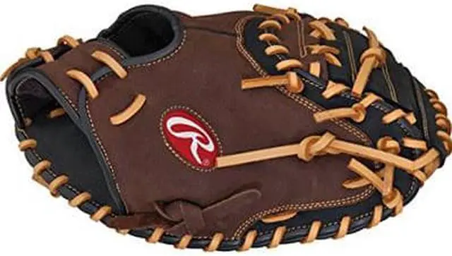 Alt view image 7 of 7 - Rawlings RCM30SB 33" Player Preferred Baseball Catchers Mitt New With Tags!