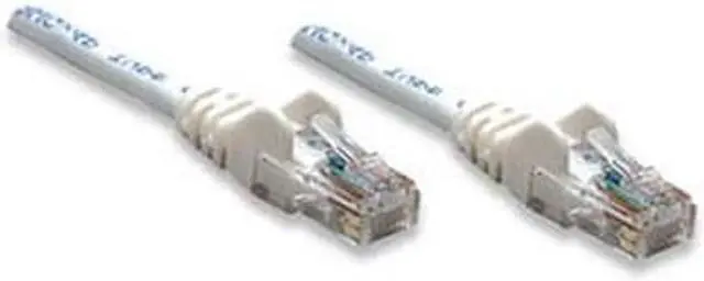 Alt view image 4 of 9 - Intellinet Network Cable, Cat5e, UTP, RJ45 Male / RJ45 Male, 3.0 m (10 ft.), White