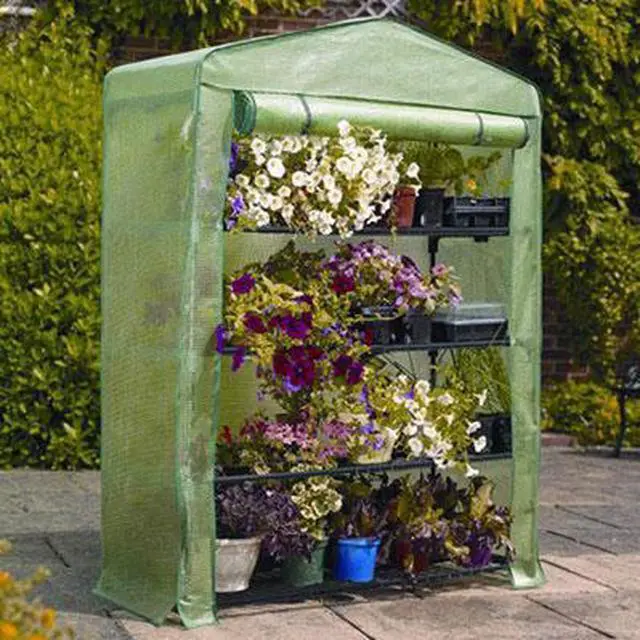 Alt view image 3 of 11 - GARDMAN USA 7600 4 Tier Growhouse Greenhouse