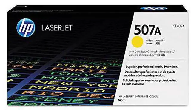 Alt view image 3 of 3 - HP 507A (CE402A-G) Yellow Original LaserJet Toner Cartridge for US Government