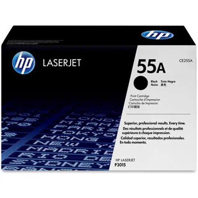 Alt view image 4 of 5 - HP 55A Black Original LaserJet Toner Cartridge f/ US Government (CE255AG)(Single Pack)