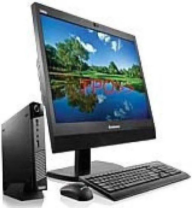 Alt view image 5 of 7 - Lenovo ThinkCentre M700z 10EY000HUS All-in-One Computer - Intel Pentium G4400T 2.90 GHz - Desktop - Black