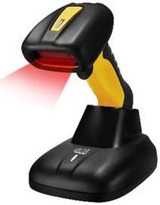 Alt view image 5 of 6 - Adesso NuScan 4100B Bluetooth Antimicrobial Waterproof CCD Barcode Scanner with Charging Cradle