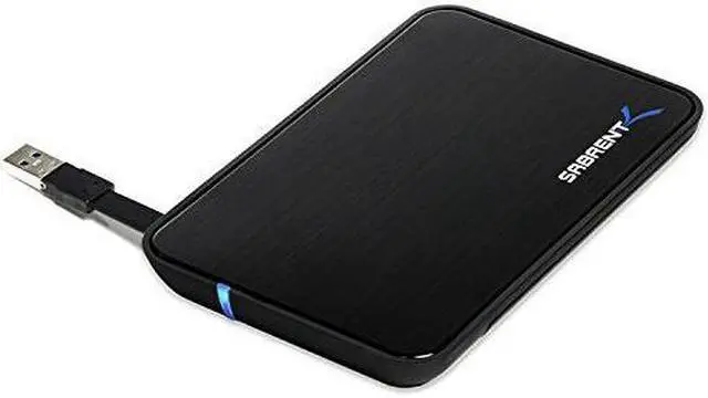 Alt view image 9 of 15 - SABRENT BK-21OS2 Aluminum 2.5" Black SATA USB 3.0 To 2.5-Inch Sata Aluminum Hard Drive Enclosure Black (BK-21OS2)