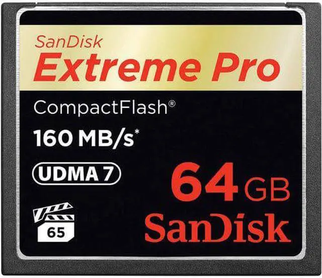 Alt view image 5 of 16 - SanDisk Extreme Pro 64 GB CompactFlash SDCFXPS-064G-A46