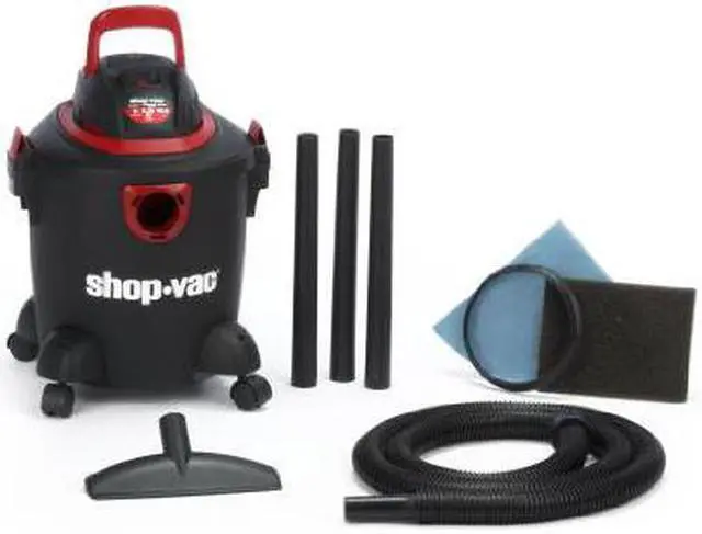 Alt view image 8 of 9 - Shop-Vac 2030500 5 Gallon 2.0 Peak HP Quiet Series Wet/Dry Vacuum