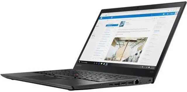 Alt view image 7 of 9 - Lenovo ThinkPad T470s 20HF004YUS 14" LCD Notebook - Intel Core i7 (7th Gen) i7-7600U Dual-core (2 Core) 2.80 GHz - 20 GB DDR4 SDRAM - 512 GB SSD - Windows 10 Pro 64-bit (English) - 2560 x 1440 - In-plane Switching (IPS) Technology - Black