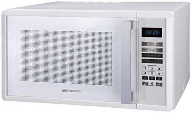 Alt view image 2 of 5 - Emerson - MW1188W - Emerson 1.1 CU. FT. 1000 Watt, Touch Control, White Microwave Oven - Single - 1.10 ft Main Oven -