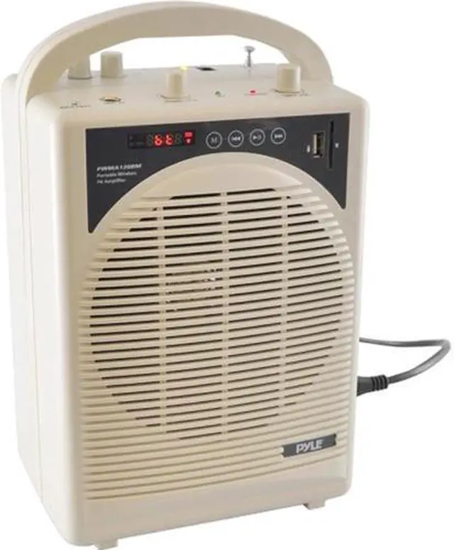 Alt view image 2 of 8 - Pyle PWMA120BM Portable PA Speaker Amplifier & Mic System