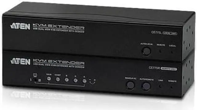 Alt view image 2 of 7 - Vga Dual View Kvm Extender