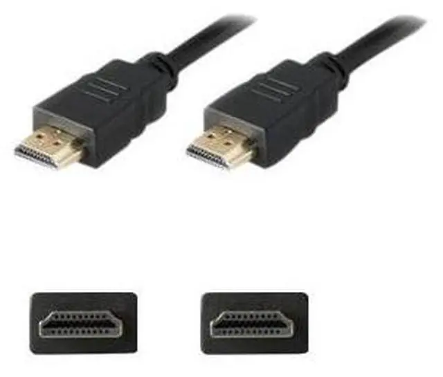 Alt view image 3 of 7 - 5Pk 10Ft Hdmi 1.3 Male To Hdmi 1.3 Male Black Cables For Resolution Up To 2560X1600 (Wqxga)
