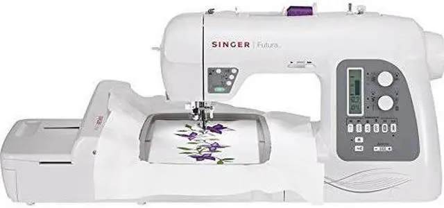Alt view image 2 of 4 - SINGER Futura XL-550 Computerized Sewing and Embroidery Machine with 18.5-by-11-Inch Multihoop Capability
