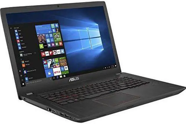 Alt view image 5 of 12 - ASUS Gaming (FX) - 17.3" GeForce GTX 1050 Ti - Intel Core i7-7700HQ  - 8 GB DDR4 Memory - - Windows 10 Home 64-Bit - Gaming Laptop - (FX73VE-WH71 )