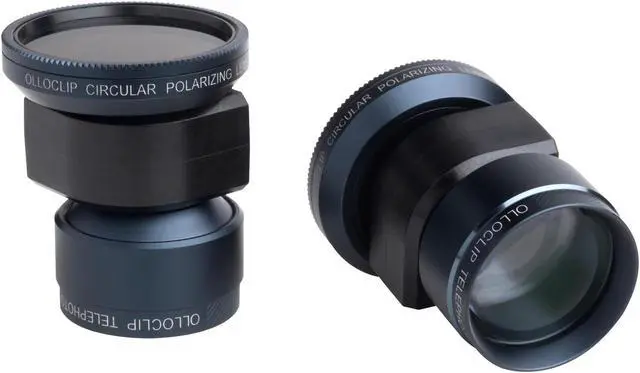 Alt view image 9 of 10 - Olloclip Telephoto Lens with Circular Polarizer for Apple iPhone 5/5S