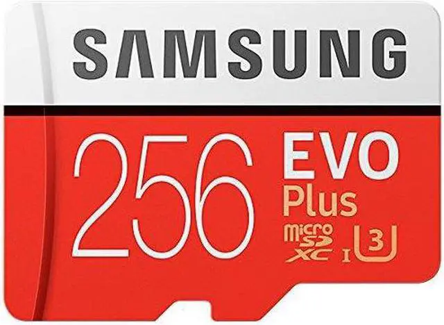 Alt view image 7 of 20 - Samsung EVO Plus 256 GB microSDXC - Class 10/UHS-I (U3) - 100 MB/s Read - 90 MB/s Write