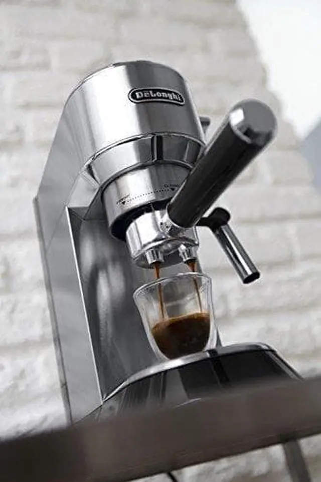 Alt view image 3 of 8 - De'Longhi EC680 Dedica 15-Bar Pump Espresso Machine