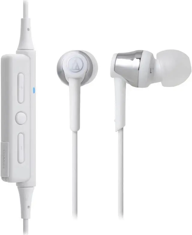 Alt view image 6 of 9 - Audio-Technica ATH-CKR35BT Sound Reality Wireless In-Ear Headphones- Silver