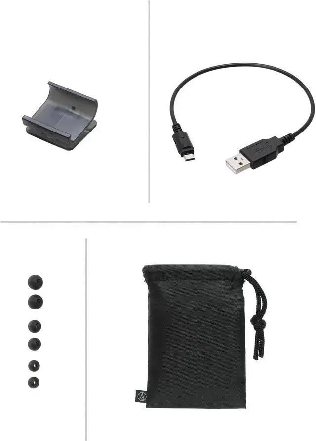 Alt view image 7 of 9 - Audio-Technica ATH-CKR35BT Sound Reality Wireless In-Ear Headphones- Silver