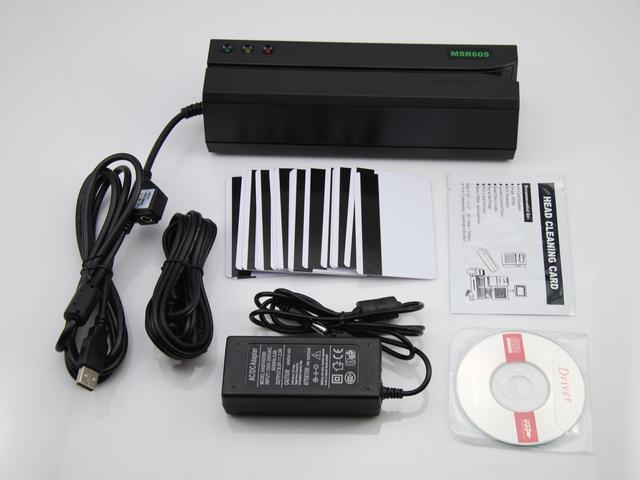 MSR605 USB Hico & Loco magstripe lecteur de carte compatible avec
