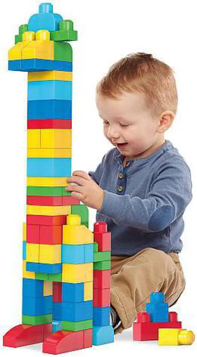 Alt view image 2 of 20 - Mega Bloks Big Building Bag, 80-Piece Classic