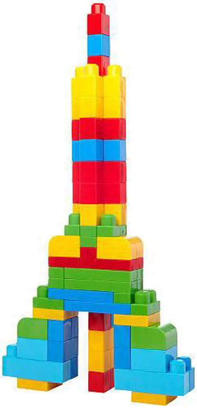 Alt view image 3 of 20 - Mega Bloks Big Building Bag, 80-Piece Classic