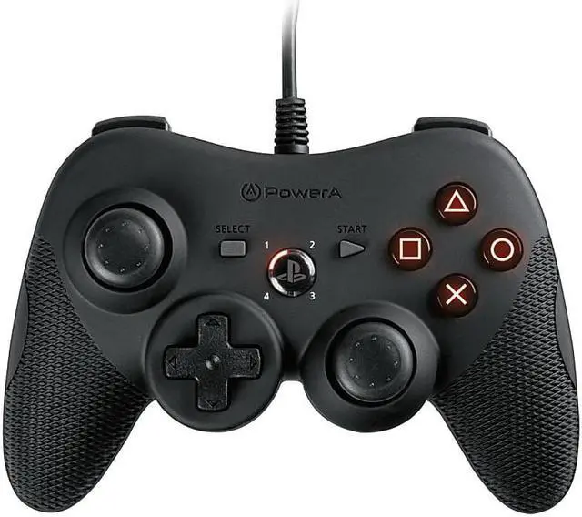 Alt view image 2 of 4 - Power A Pro Ex Wired Controller for Sony PS3 - Black
