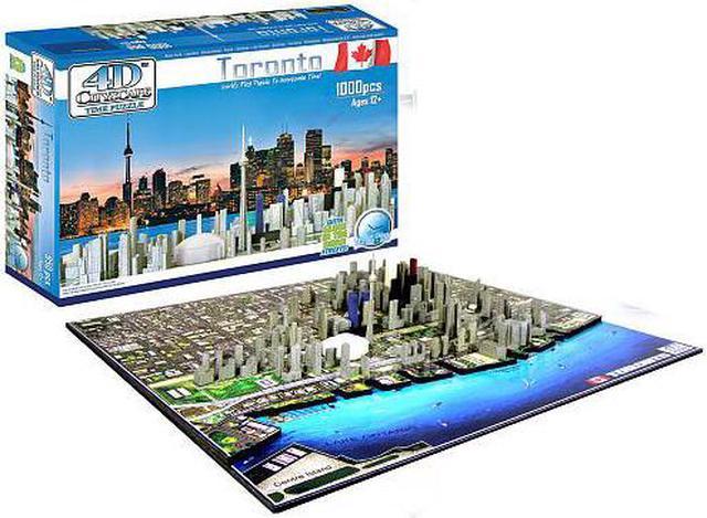 THE CITY OF CHICAGO HISTORY OVER TIME PUZZLE 4D Cityscape 950pc