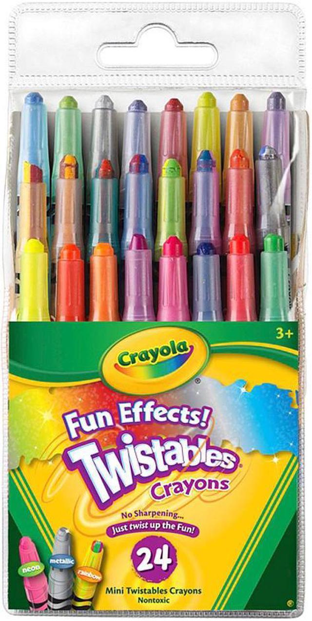 Crayola Fun Effects! Twistables Crayons-24/Pkg 