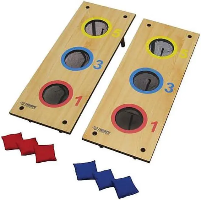 Main image of Triumph Sports 2-In-1: 3-Hole Tournament Bag Toss and Washer Toss Game