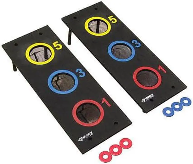 Alt view image 2 of 3 - Triumph Sports 2-In-1: 3-Hole Tournament Bag Toss and Washer Toss Game