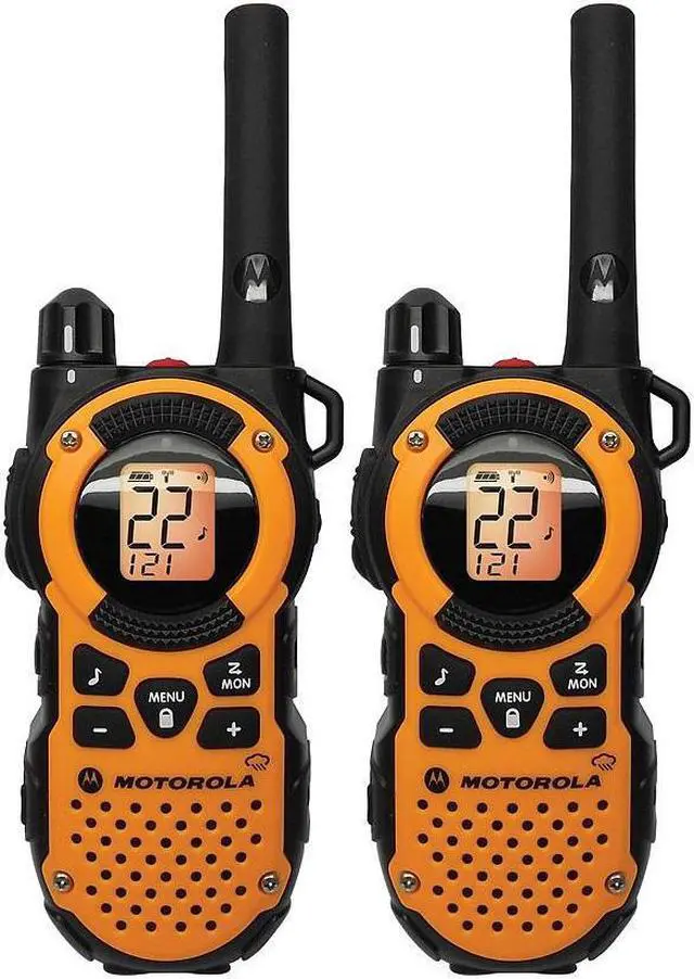 Alt view image 7 of 9 - Motorola MT350R 35-Mile Range 22-Channel FRS/GMRS Two-Way Walkie Talkie Radios