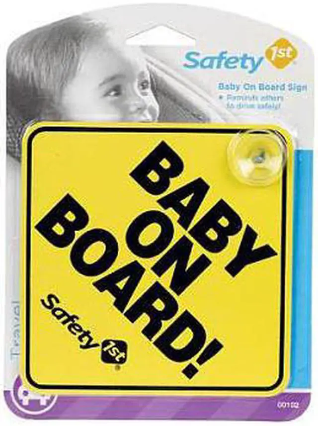 Alt view image 2 of 3 - YEL Baby On Board Sign