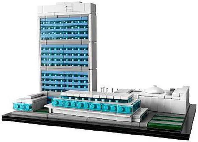 Alt view image 5 of 13 - Lego Architecture United Nations Headquarters Set