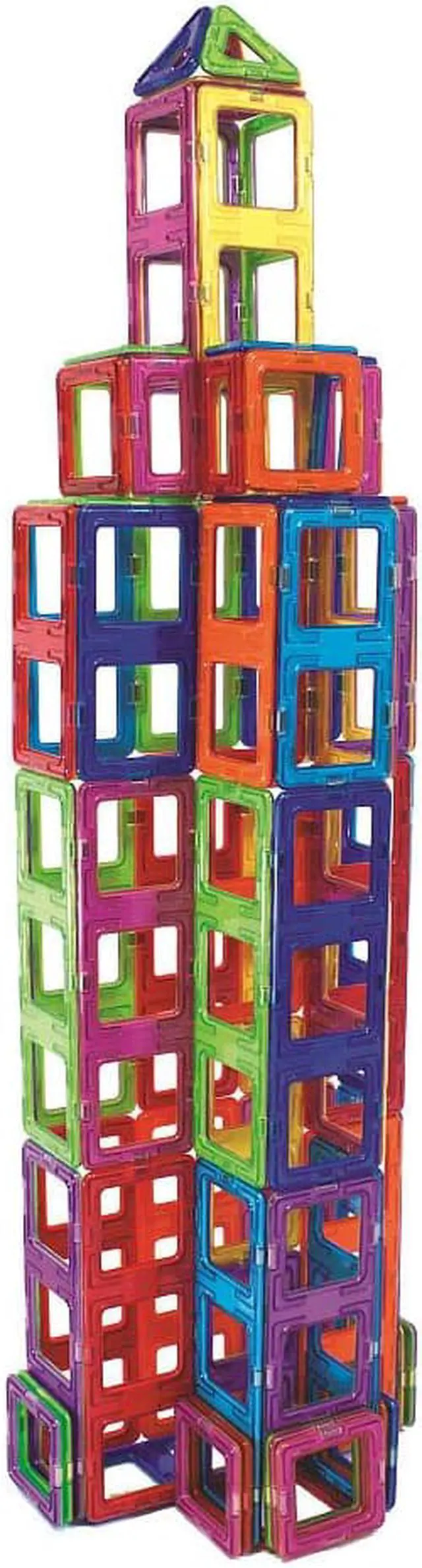 Alt view image 6 of 10 - Magformers Construction 174 Piece Landmark Build Set