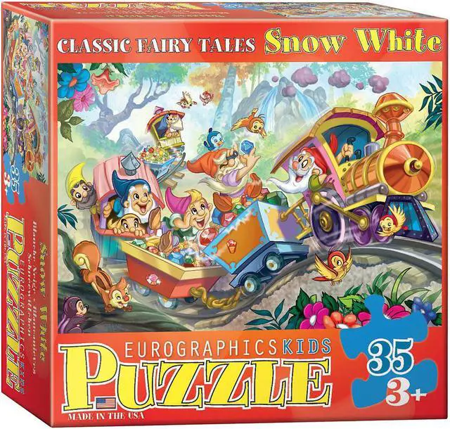 Alt view image 3 of 5 - Jigsaw Puzzle 35 Pieces 13"X10"-Snow White